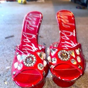 Slightly worn women’s heels